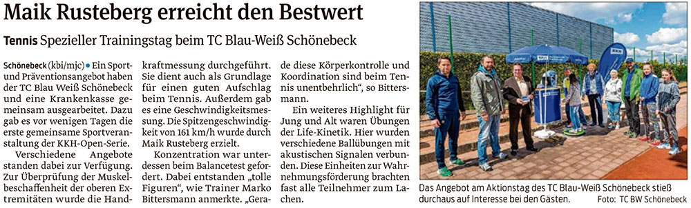 Volksstimmebericht vom 15.05.2019